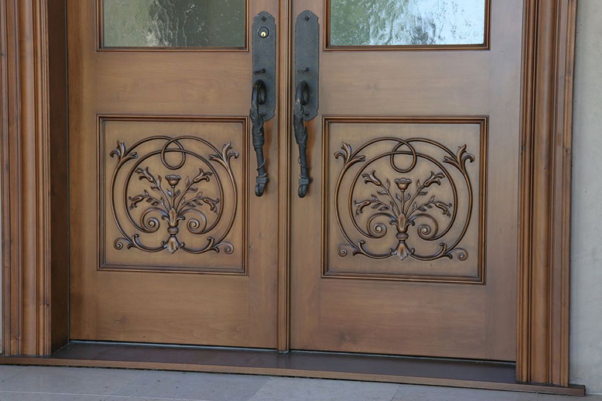 CNC-cut custom door panels
